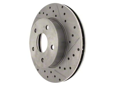 StopTech Sport Drilled and Slotted Rotor; Front Driver Side (99-04 Jeep Grand Cherokee WJ)