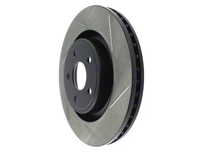 StopTech Sport Slotted Rotor; Front Driver Side (06-10 Jeep Grand Cherokee WK SRT8)