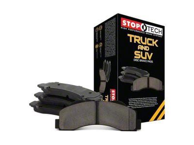 StopTech Truck and SUV Semi-Metallic Brake Pads; Rear Pair (06-17 Jeep Grand Cherokee WK & WK2 SRT, SRT8)
