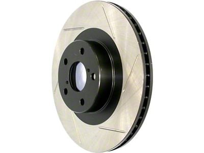 StopTech Cryo Sport Slotted Rotor; Front Driver Side (87-89 Jeep Wrangler YJ)