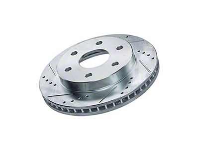 StopTech Sport Drilled and Slotted Rotor; Front Driver Side (1999 Jeep Wrangler TJ w/ 3-Inch Cast Rotors; 00-06 Jeep Wrangler TJ)