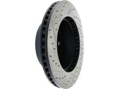 StopTech Sport Drilled and Slotted Rotor; Front Passenger Side (1999 Jeep Wrangler TJ w/ 3-Inch Cast Rotors; 00-06 Jeep Wrangler TJ)
