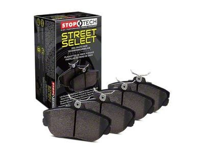 StopTech Street Select Semi-Metallic and Ceramic Brake Pads; Front Pair (07-18 Jeep Wrangler JK w/ Heavy Duty Brakes)