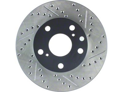 StopTech Sport Drilled and Slotted 5-Lug Rotor; Front Driver Side (05-15 Tacoma)