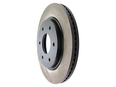 StopTech Sport Slotted 6-Lug Rotor; Front Driver Side (3/05-07 Titan)