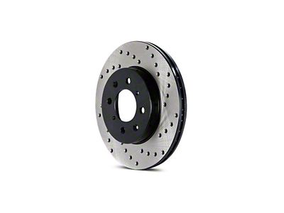 StopTech Sport Cross-Drilled 6-Lug Rotor; Front Driver Side (16-24 Titan XD)