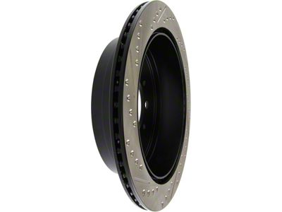 StopTech Sport Drilled and Slotted 5-Lug Rotor; Rear Driver Side (07-21 Tundra)