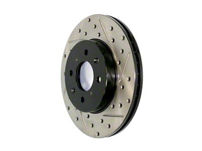 StopTech Sportstop Cryo Drilled and Slotted 5-Lug Rotor; Rear Driver Side (07-21 Tundra)