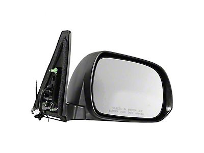 Pair Of Heated Side View Mirrors For Ford Fusion & Mercury Milan - Smooth Black, Power Adjustable
