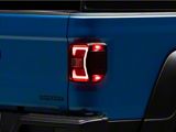 Renegade Series Sequential LED Tail Lights; Black Housing; Red Lens (20-25 Jeep Gladiator JT w/ Factory Halogen Tail Lights)