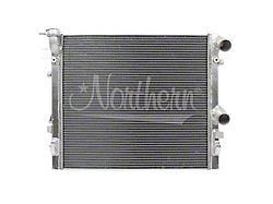 Muscle Car Aluminum Radiator for HEMI Conversion (07-18 Jeep Wrangler JK w/ OEM Electric Fan)