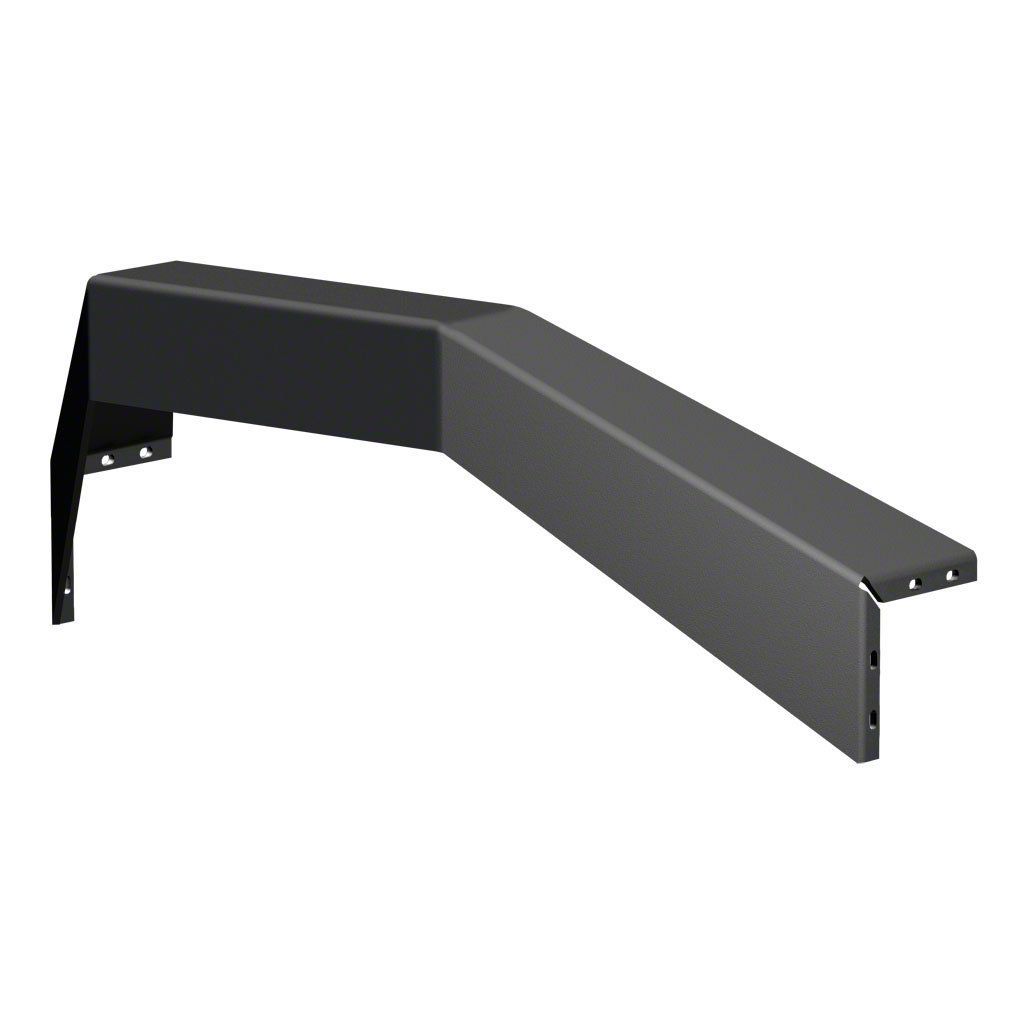 TrailCrusher Steel Stubby Front Bumper Angular Brush Guard (18-25 Jeep Wrangler JL)