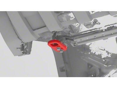 NYTOP Lower Front Recovery Points; Red (24-25 Tacoma)