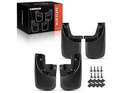 Mud Flap Splash Guards; Front and Rear (05-15 Tacoma w/ OE Fender Flares)