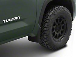 Mud Flap Splash Guards; Front and Rear (22-25 Tundra)