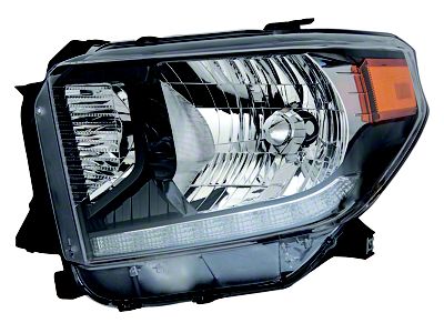 Performance Headlights; Black Housing; Clear Lens (14-17 Tundra w/ Factory LED DRL)