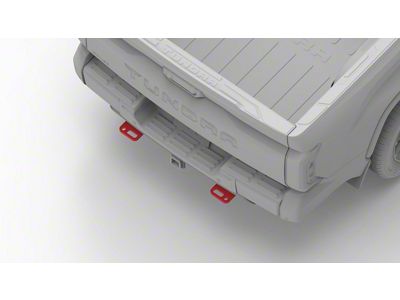 NYTOP Rear Recovery Points; Red (22-25 Toyota Tundra)