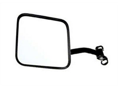 Jeep CJ-Style Replacement Mirror; Driver Side (87-95 Jeep Wrangler YJ & TJ)