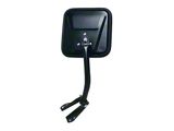 Original Style Replacement Mirror; Driver Side (66-86 Jeep CJ5 & CJ7)