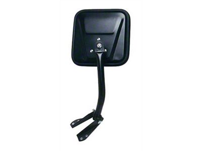 Original Style Replacement Mirror; Driver Side (66-86 Jeep CJ5 & CJ7)