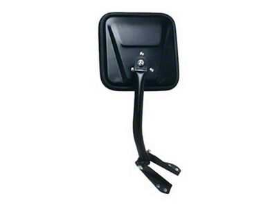 Original Style Replacement Mirror; Passenger Side (66-86 Jeep CJ5 & CJ7)