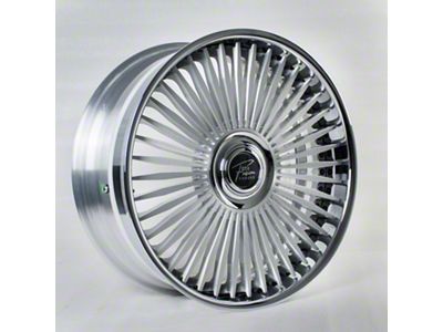 STR Fusion Forged STR803 Chrome Black Polish 6-Lug Wheel; 24x10; 30mm Offset (04-15 Titan)