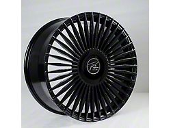 STR Fusion Forged STR803 Gloss Black 6-Lug Wheel; 22x9; 20mm Offset (16-24 Titan XD)