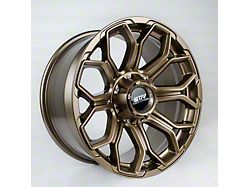 STR Fusion Offroad STR91 Satin Bronze Wheel; 20x10; 0mm Offset (20-26 Jeep Gladiator JT)