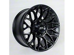 STR Fusion Offroad STR92 Sating Black Wheel; 20x10; 0mm Offset (20-26 Jeep Gladiator JT)