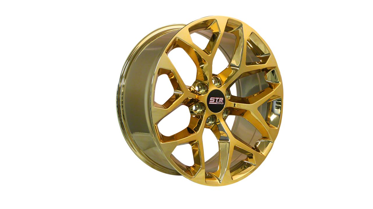 STR Racing Titan XD STR701 Candy Gold 6-Lug Wheel; 24x10; 27mm Offset ...