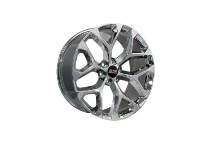 STR Racing STR701 Chrome 6-Lug Wheel; 22x9; 27mm Offset (16-24 Titan XD)