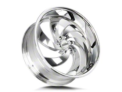 Strada Retro 6 Chrome 6-Lug Wheel; 24x10; 24mm Offset (21-25 Bronco, Excluding Raptor)
