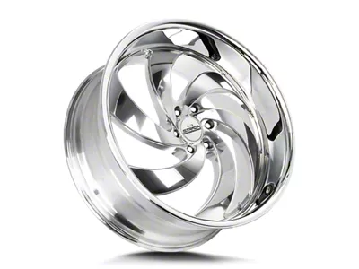 Strada Retro 6 Chrome 6-Lug Wheel; 24x10; 24mm Offset (24-26 Tacoma)