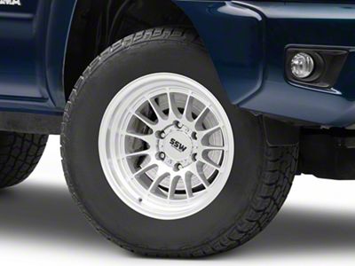 SSW Off-Road Wheels Dakar Machined Silver 6-Lug Wheel; 17x9; -25mm Offset (05-15 Tacoma)