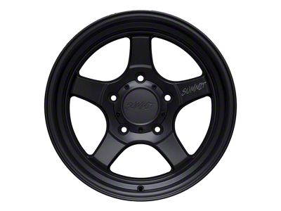 SSW Off-Road Wheels Stryker Matte Black 5-Lug Wheel; 17x9; 0mm Offset (07-13 Tundra)