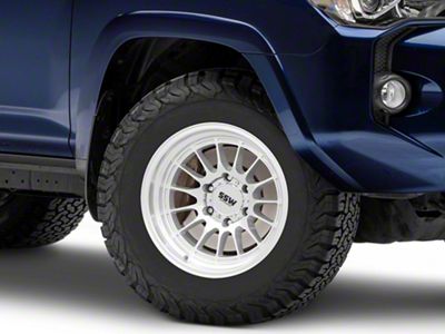 SSW Off-Road Wheels Dakar Machined Silver 6-Lug Wheel; 17x9; -25mm Offset (10-24 4Runner)