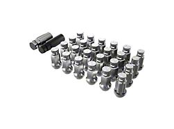 SSW Off-Road Wheels Tungsten Gray Closed Ended Lug Nuts; 12x1.50mm; Set of 24 (03-24 4Runner)
