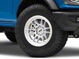 SSW Off-Road Wheels Raptor Machined Silver 6-Lug Wheel; 17x9; -12mm Offset (21-25 Bronco, Excluding Raptor)