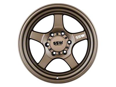 SSW Off-Road Wheels Stryker Matte Bronze 6-Lug Wheel; 17x9; -25mm Offset (16-23 Tacoma)