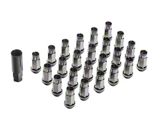 SSW Off-Road Wheels Tungsten Gray Closed Ended Lug Nuts; 12x1.50mm; Set of 24 (05-23 Tacoma)