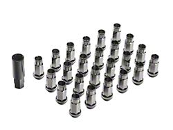 SSW Off-Road Wheels Tungsten Gray Closed Ended Lug Nuts; 12x1.50mm; Set of 24 (05-23 Tacoma)