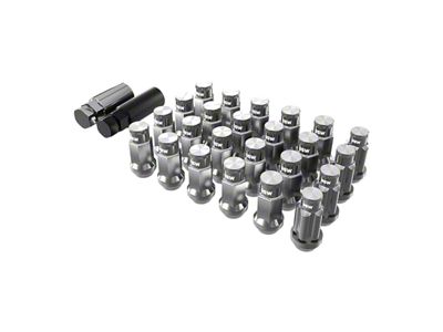SSW Off-Road Wheels Tungsten Gray Closed Ended Lug Nuts; 14x1.50mm; Set of 20 (07-21 Tundra)