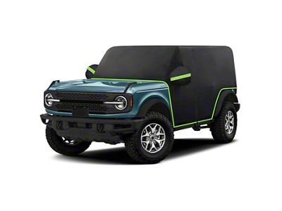 Suparee Weatherproof Oxford Fabric Cab Cover; Black (21-25 Bronco 4-Door)