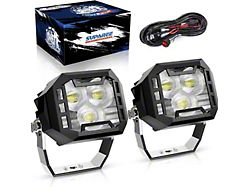 Suparee 3-Inch LED Pod Lights; Spot Beam (Universal; Some Adaptation May Be Required)