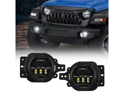 Suparee 4-Inch LED Fog Lights (18-25 Jeep Wrangler JL)