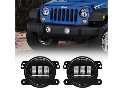Suparee 4-Inch LED Fog Lights (07-18 Jeep Wrangler JK)