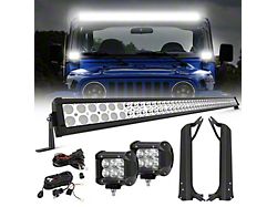 Suparee 52-Inch LED Light Bar with Ditch Lights and Light Mounts (97-06 Jeep Wrangler TJ)