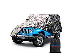 Suparee All-Weather Car Cover; Camouflage (07-18 Jeep Wrangler JK 2-Door)