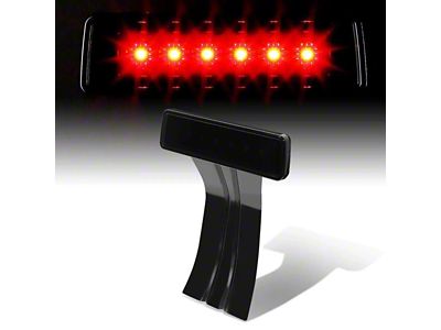 Suparee Cyclone Series LED Third Brake Light; Smoked (07-18 Jeep Wrangler JK)