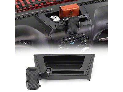 Suparee Dash Tray with Phone Mount (11-18 Jeep Wrangler JK)